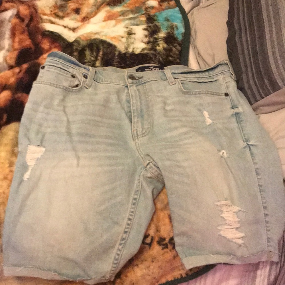 Hollister shorts light blue